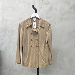 Armani Collezioni Tan Trench Coat